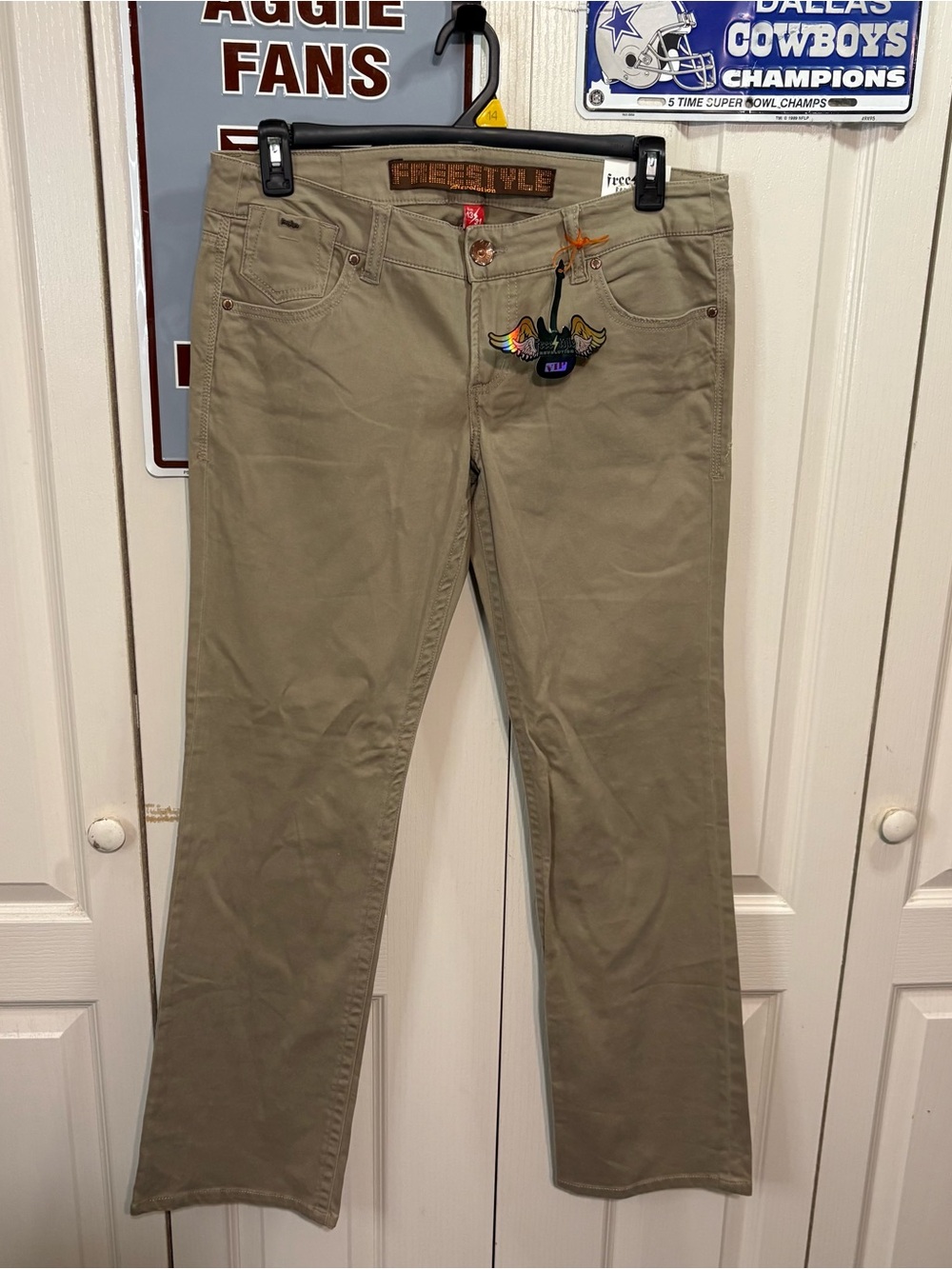 Freestyle Women's Khaki Boot Cut Jeans
